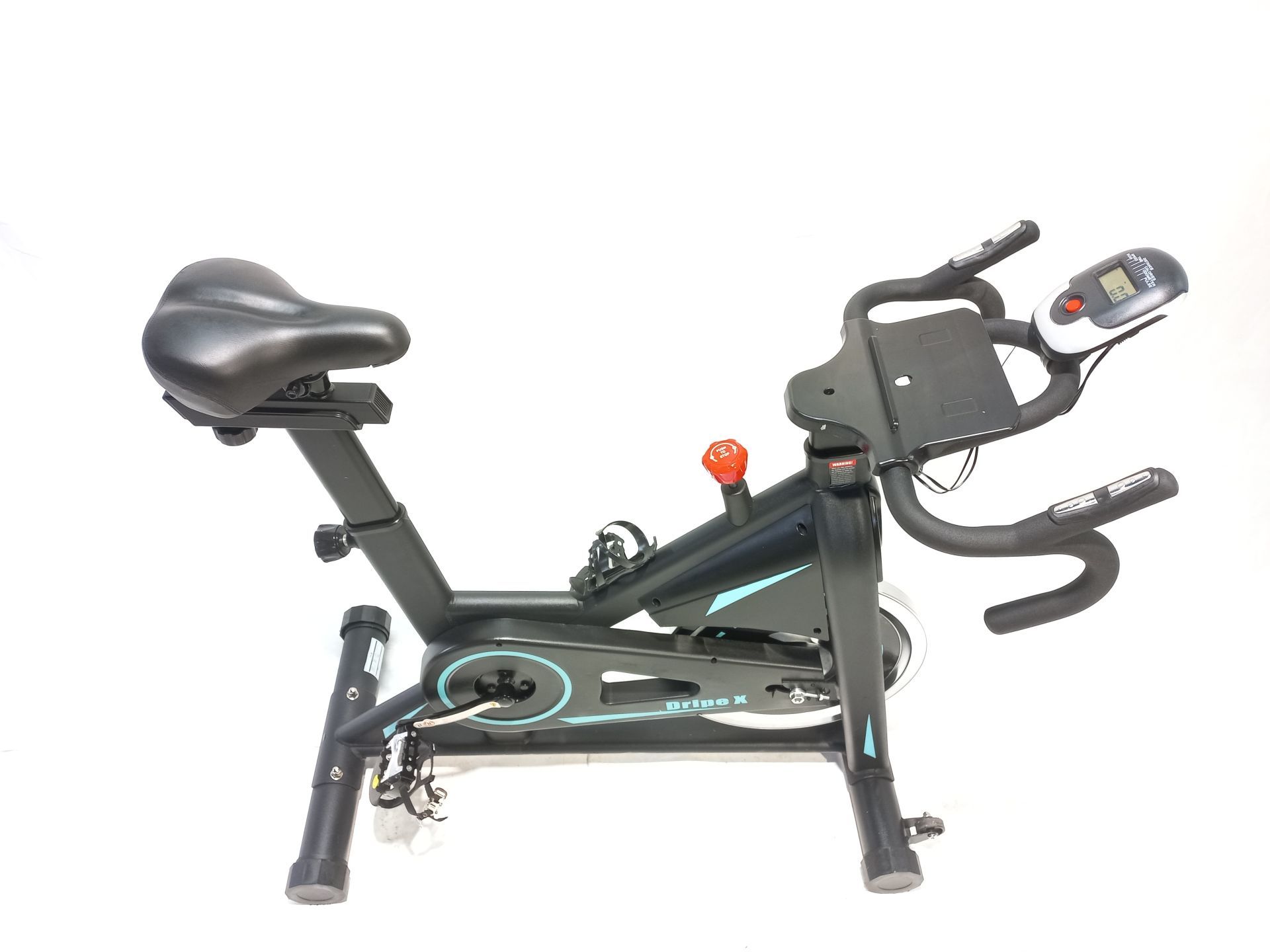 Rower treningowy magnetyczny Dripex Monitor LCD Czujnik tętna Do 150kg