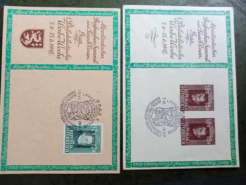 Kolekcja znaczków z 1938 r