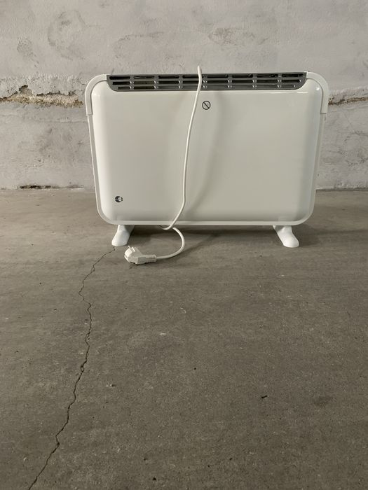 Aquecedor 1250w usado e estimado