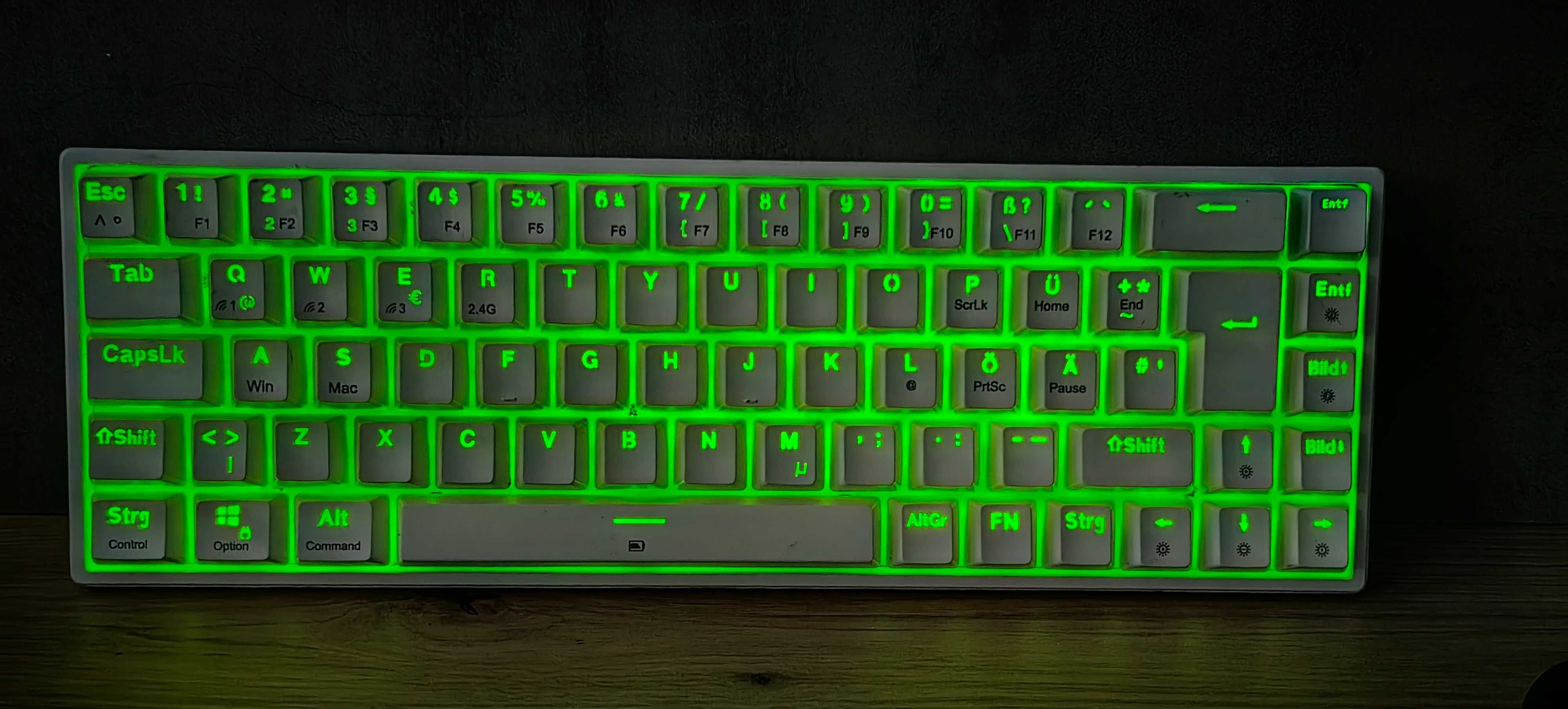 Klawiatura Mechaniczna TECURS KB510 Biała RGB