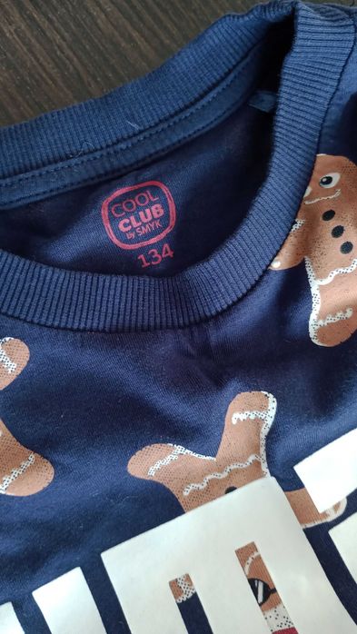 Bluzka dziecięca świąteczna, smyk, rozmiar 134