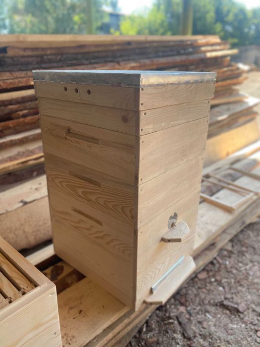 Вулик Дадан 12-рамковий (корпус + 2 магазина) "під ключ"