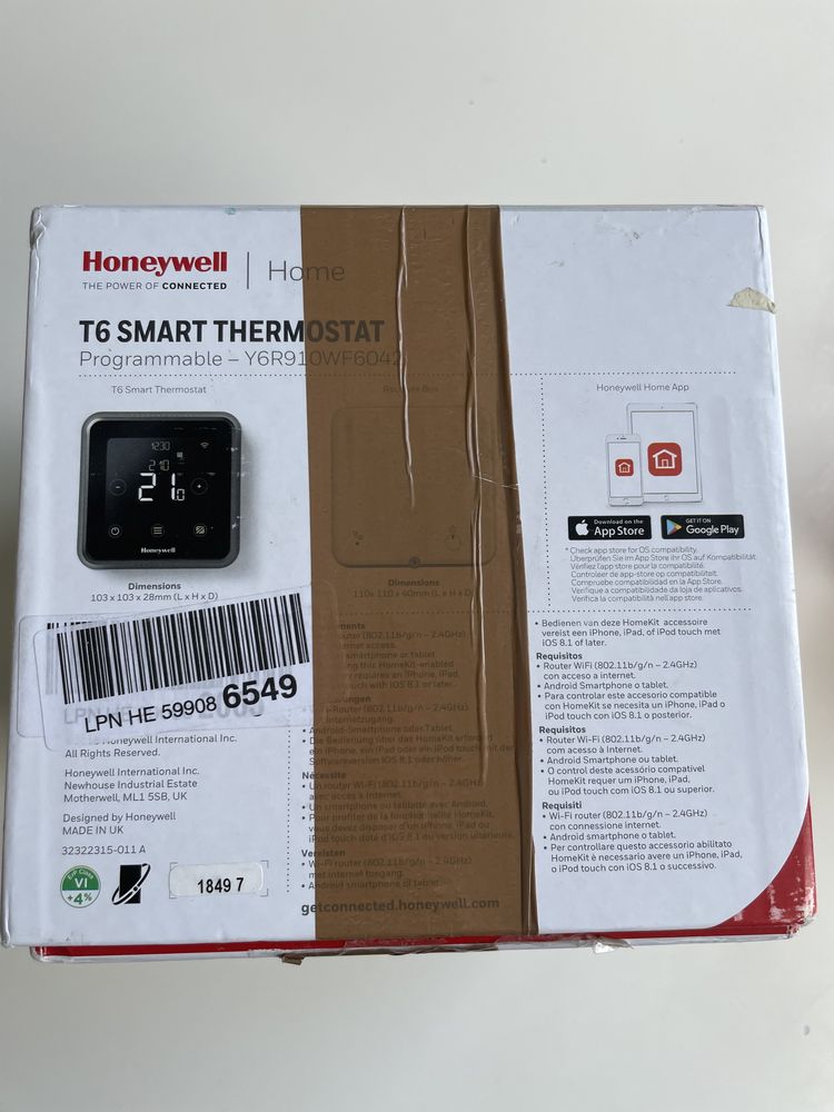 T6 inteligentny termostat Honeywell Home