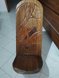 Cadeira Africana madeira maciça