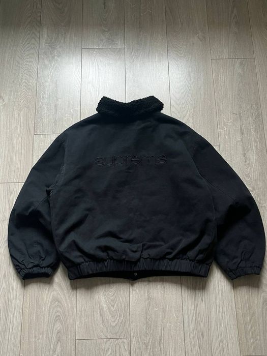 SUPREME bomber jacket 2024ʼ x Alpha Industries бомбер утеплений