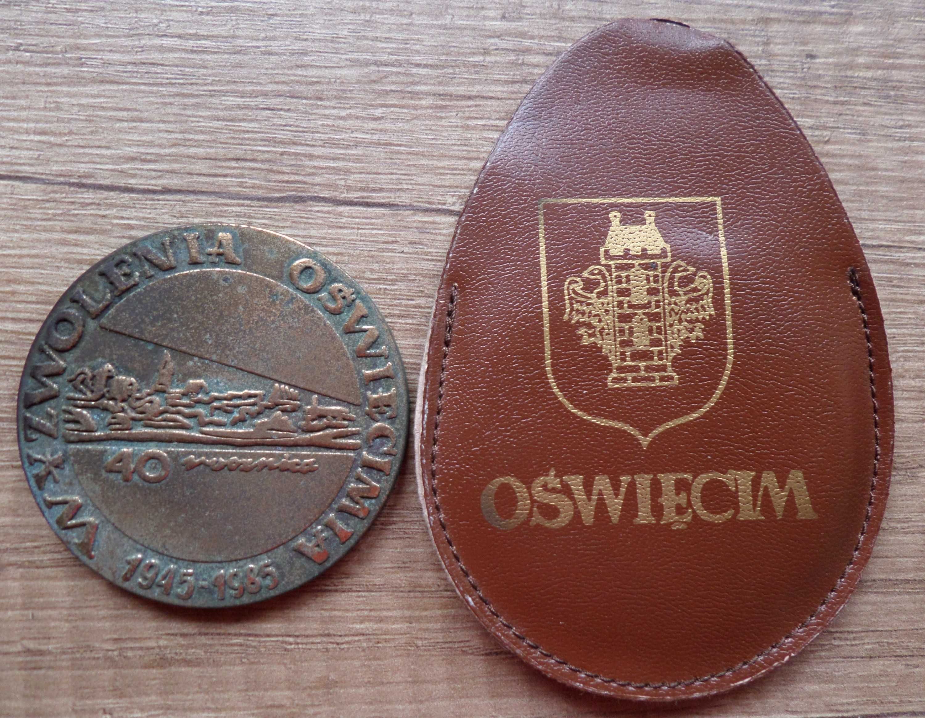 Medal "40 rocznica wyzwolenia Oświęcimia"