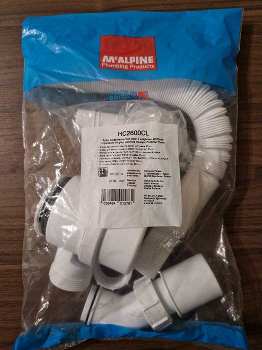 Сифон HC2600CL ванни/піддону клік-клак,хром.Сифон HC31-Si aвтомат,хром