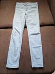 Skinny jeansy mid waist