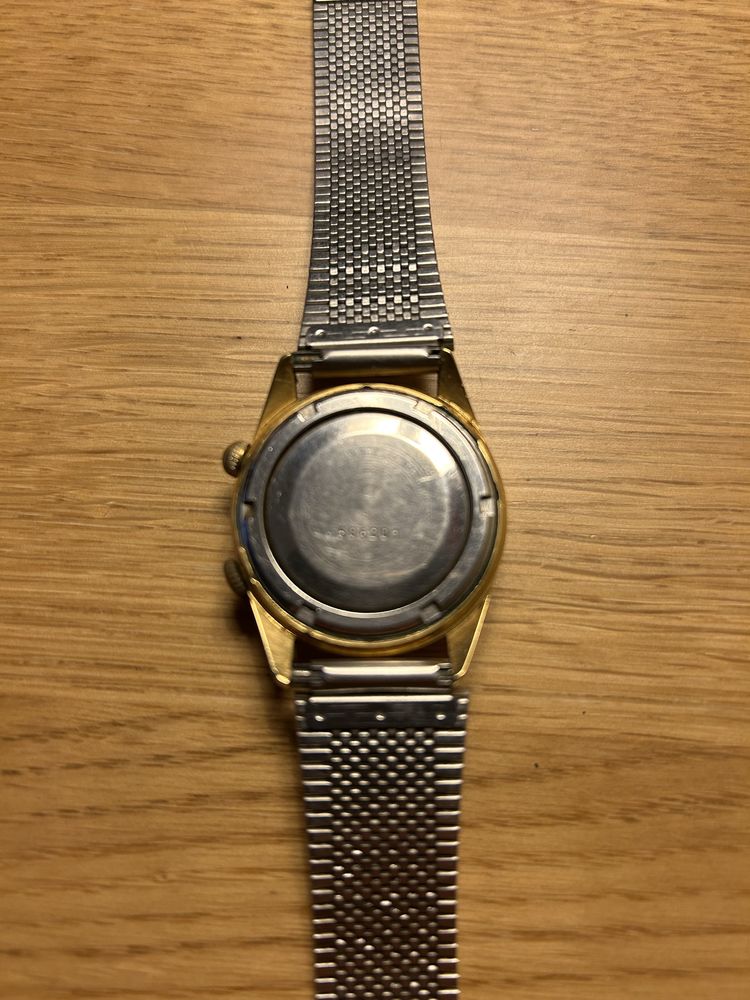 Bulova Wirst Alarm z USA 60’s zegarek z budzikiem retro mechanizm igła