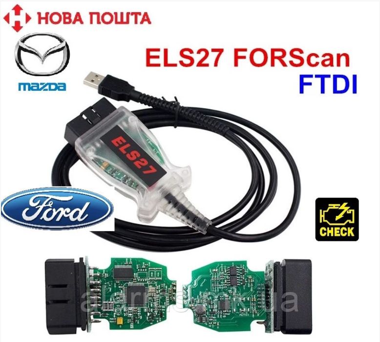 Forscan ELS27 Ford Mazda сканер диагностический ESL27 Автосканер форд