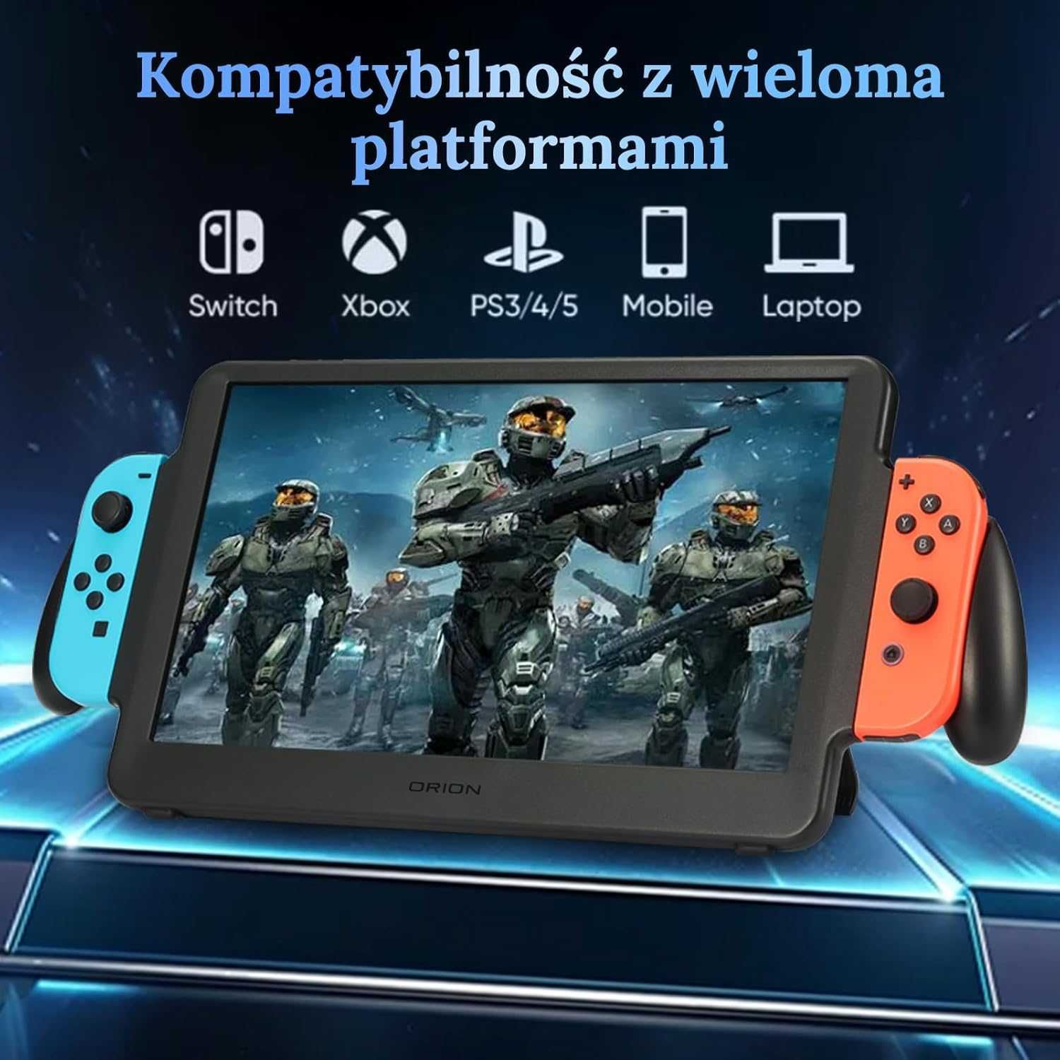 Przenośny Monitor Orion 11,6 IPS z USB Typu C i HDMI NINTENDO Switch