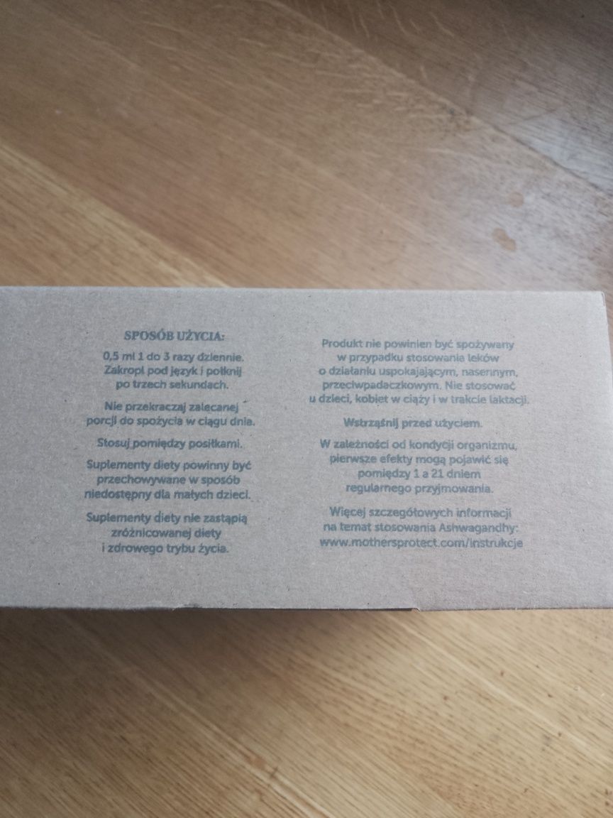 Ashwagandha Mother's protect w kroplach