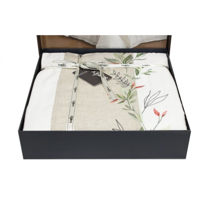 Постельное белье Sarev DORENA премиум сатин 300ТС евро с вышивкой