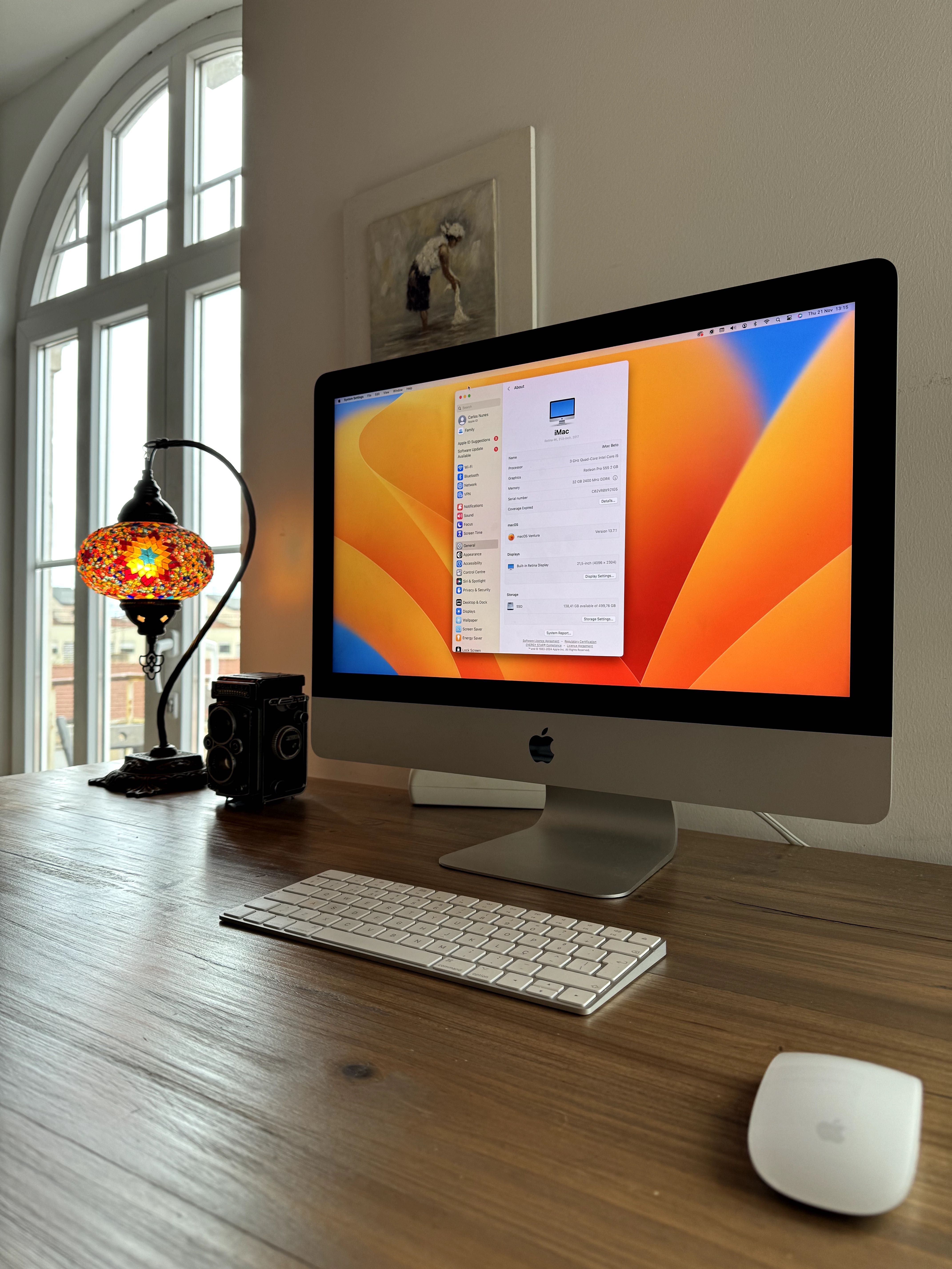 iMac 21.5" Retina 4K 2017 | 32gb RAM | SSD 512