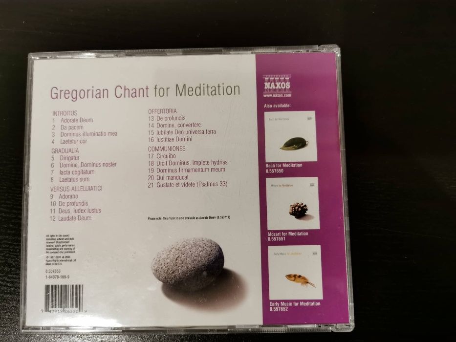 Cd de Canto Gregoriano para Meditação
