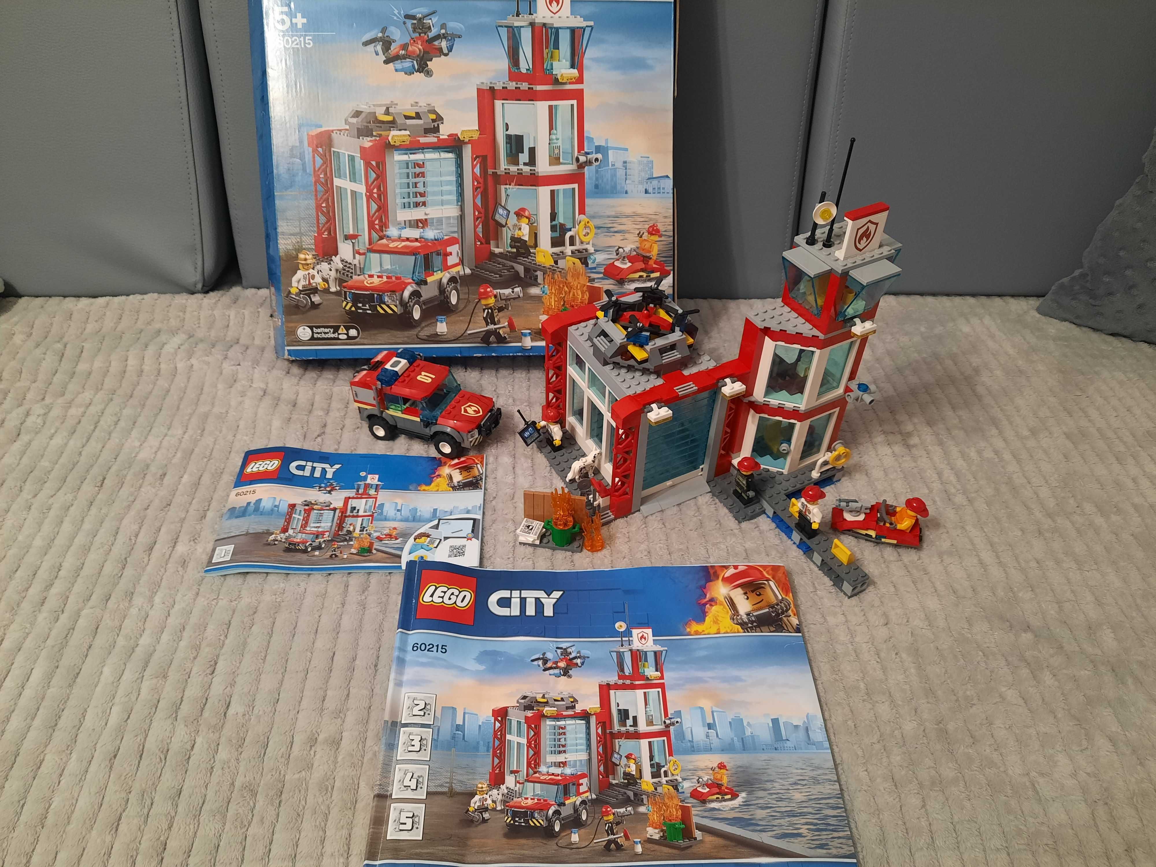 Remiza strażacka LEGO 60215