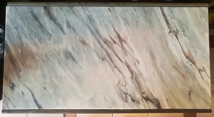 Drewniana ława stół marmurowy blat (bardzo ciężki)