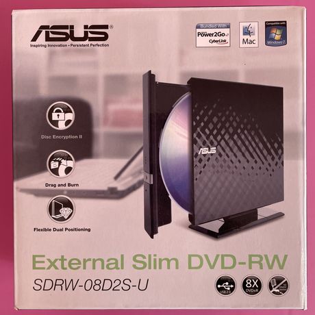 Зовнішній DVD ROM RW Asus