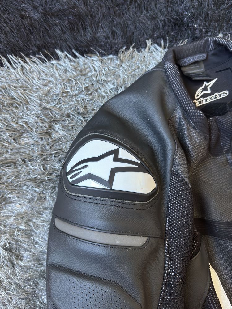 Casaco Alpinestars Fusion Preto/Branco/Cinza