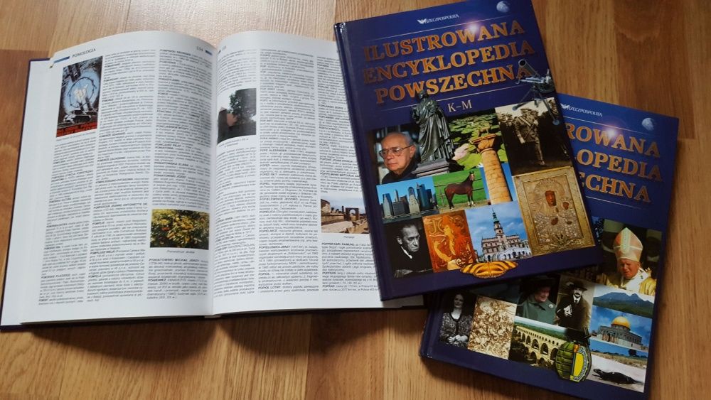 Ilustrowana Encyklopedia Powszechna - 3 tomy dla dzieci edukacyjna