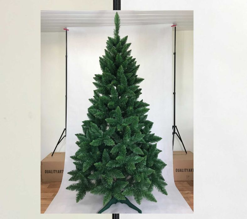 NOWA choinka sztuczna 180 l 220 l 250 sosna zielona PE PVC jodła żywa