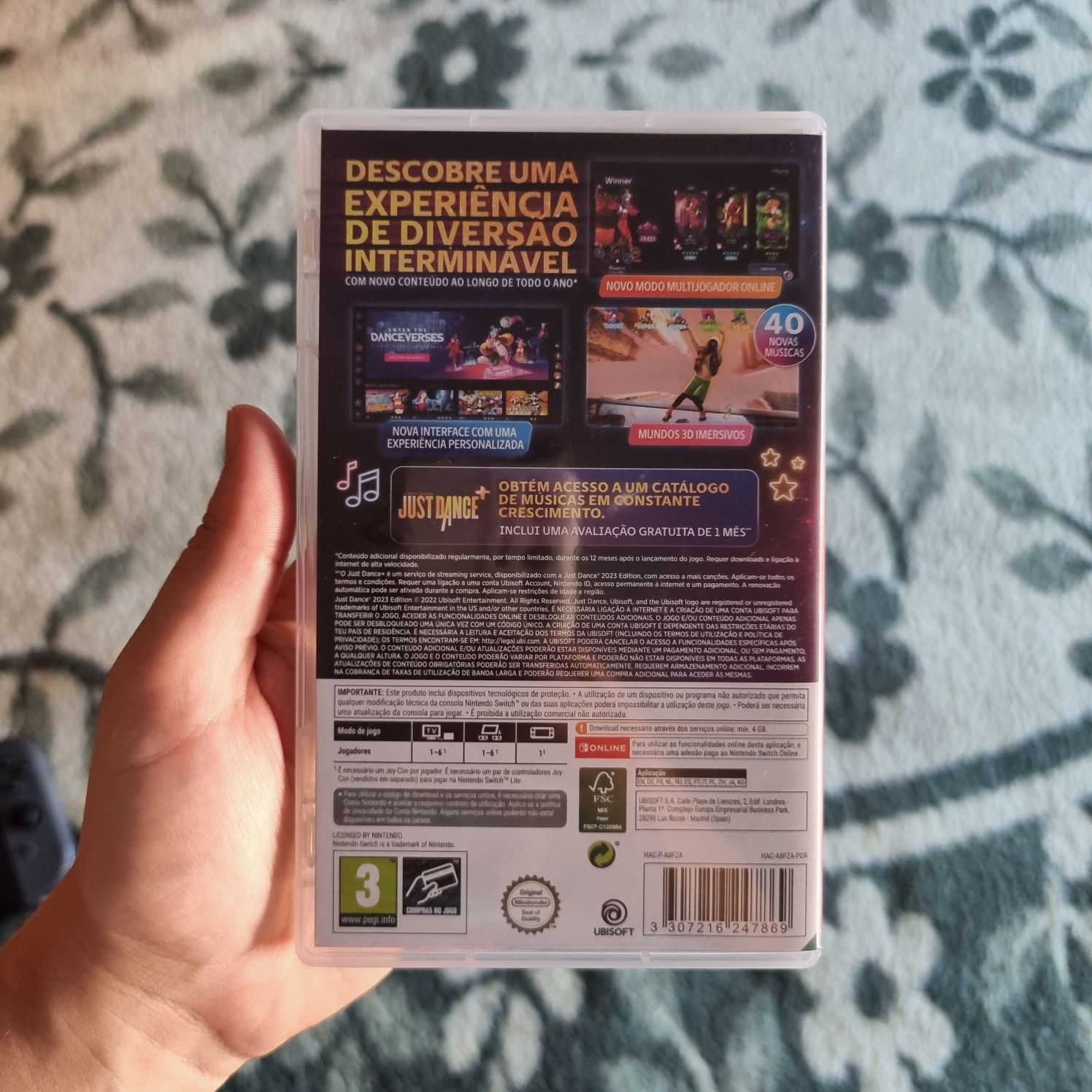 Caixa do jogo Just Dance 2023 - Nintendo Switch