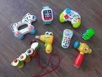 Fisher price, Goki, chicco, baby clementoni, smiki, zestaw zabawek
