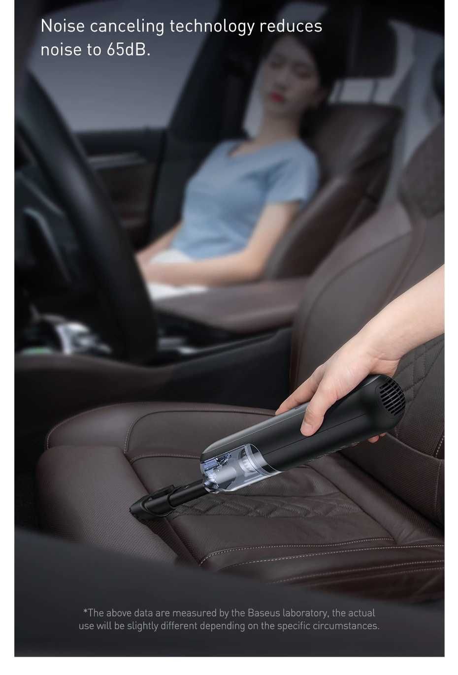 Акумуляторний Автомобільний пилосос Baseus A1 Car Vacuum Cleaner Black