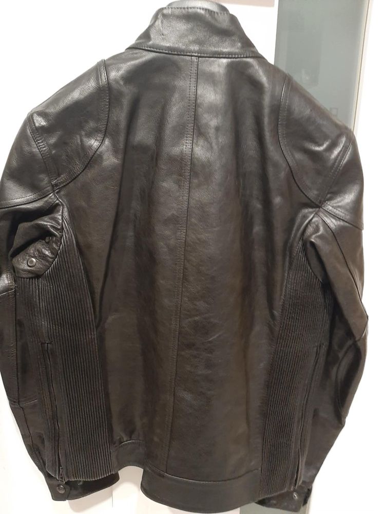 Kurtka skórzana Belstaff Gangster, czarna rozmiar 54