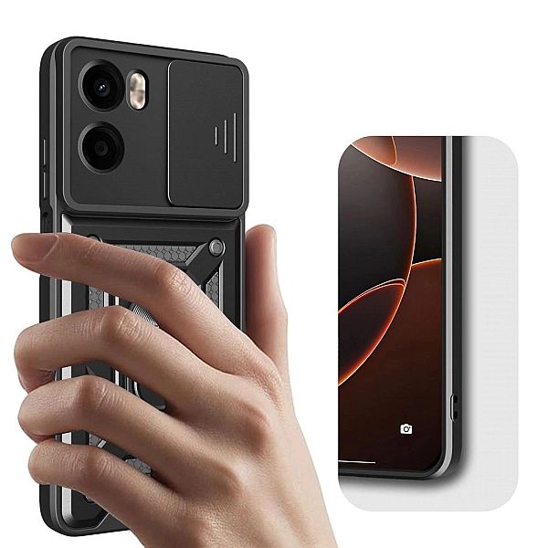 Tech-Protect Camshield Pro Motorola Moto G05 / E15 Black