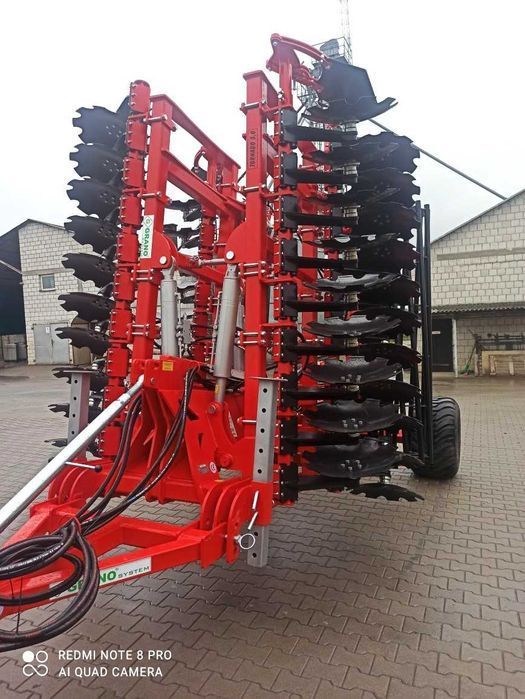 Brona talerzowa hydrauliczna talerzówka 4 m 4,5 m 5 m Grano System