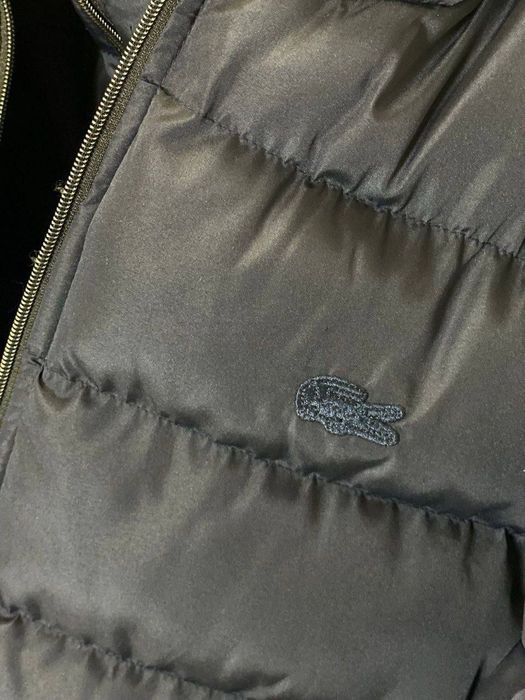 РАСПРОДАЖА -60% Чоловіча зимова куртка Lacoste чорний пуховик S M розм