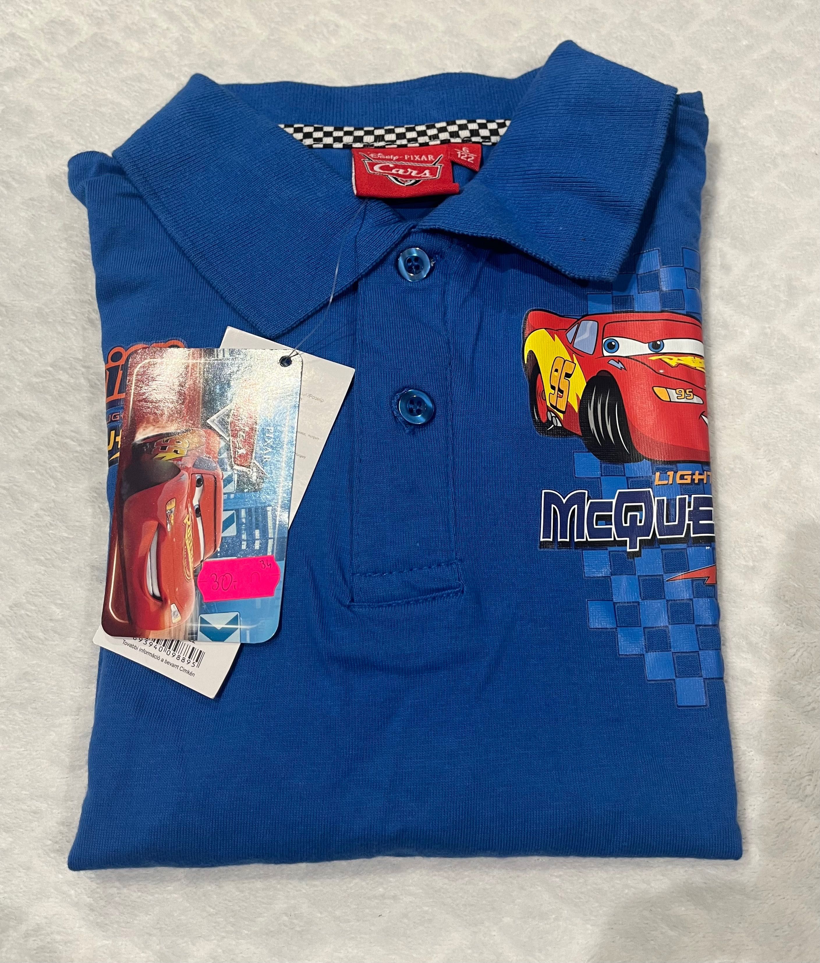 Bluzeczka dla chłopca nowa Mc Queen 122 cm