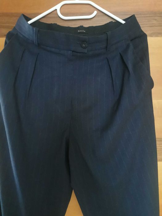 Spodnie prazek massimo dutti wysoki stan