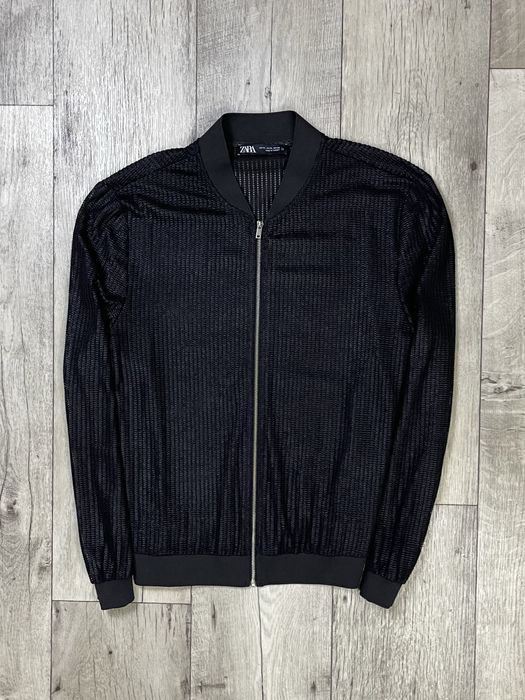 Zara кофта бомбер XL размер женская черная оригинал