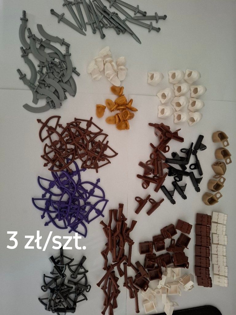 Lego Castle/Pirates bronie, plecaki