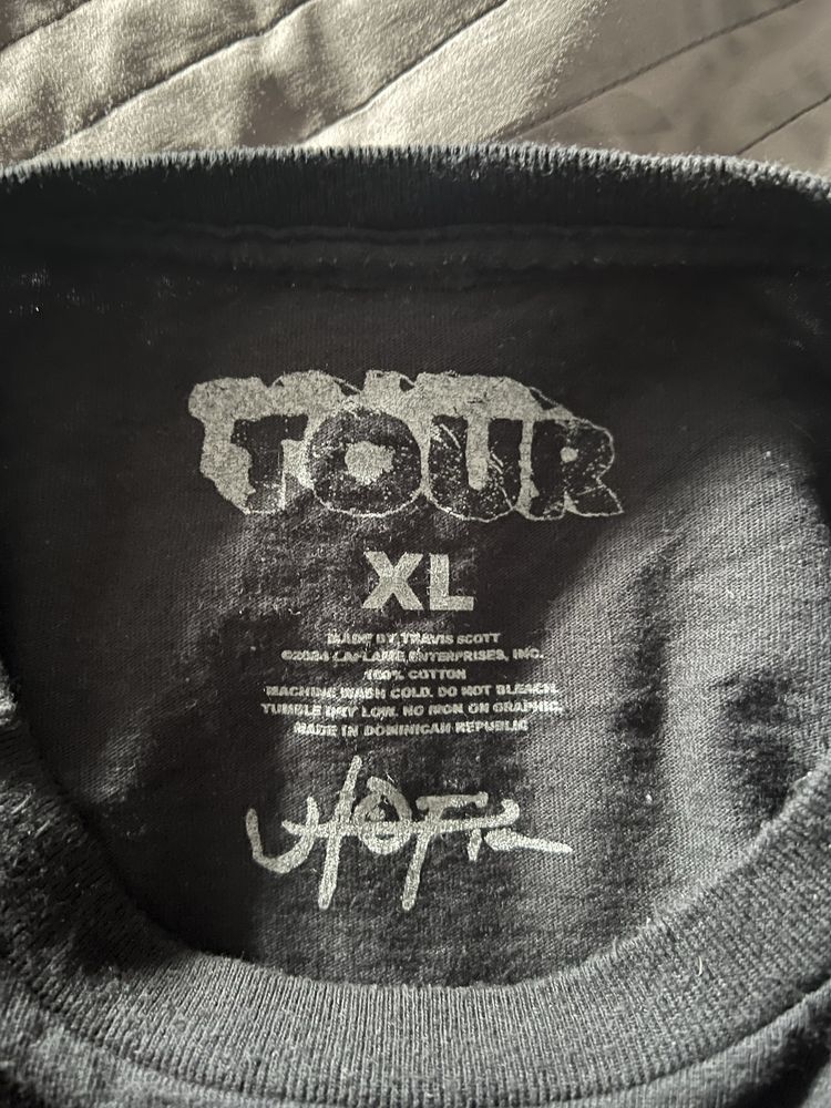 Travis Scott Utopia koszulka z koncertu w Krakowie vip czarna nowa