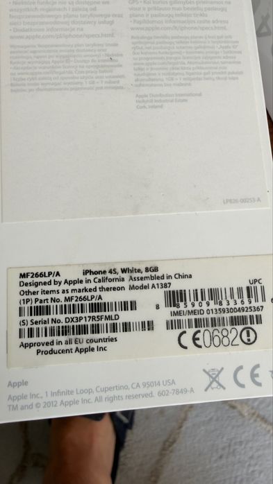 iPhone 4s 8Gb biały