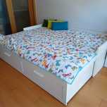 Cama dupla individual IKEA brimnes