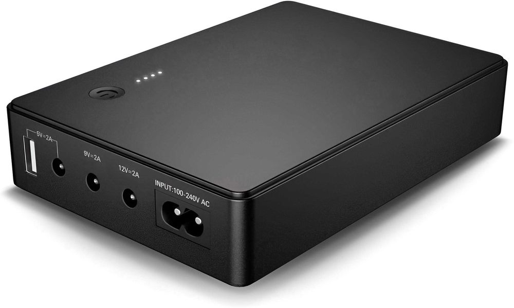 Mini UPS 37Wh ‼️ para Router WiFi ‼️ Câmaras ‼️ AC DC 5V 9V 12V