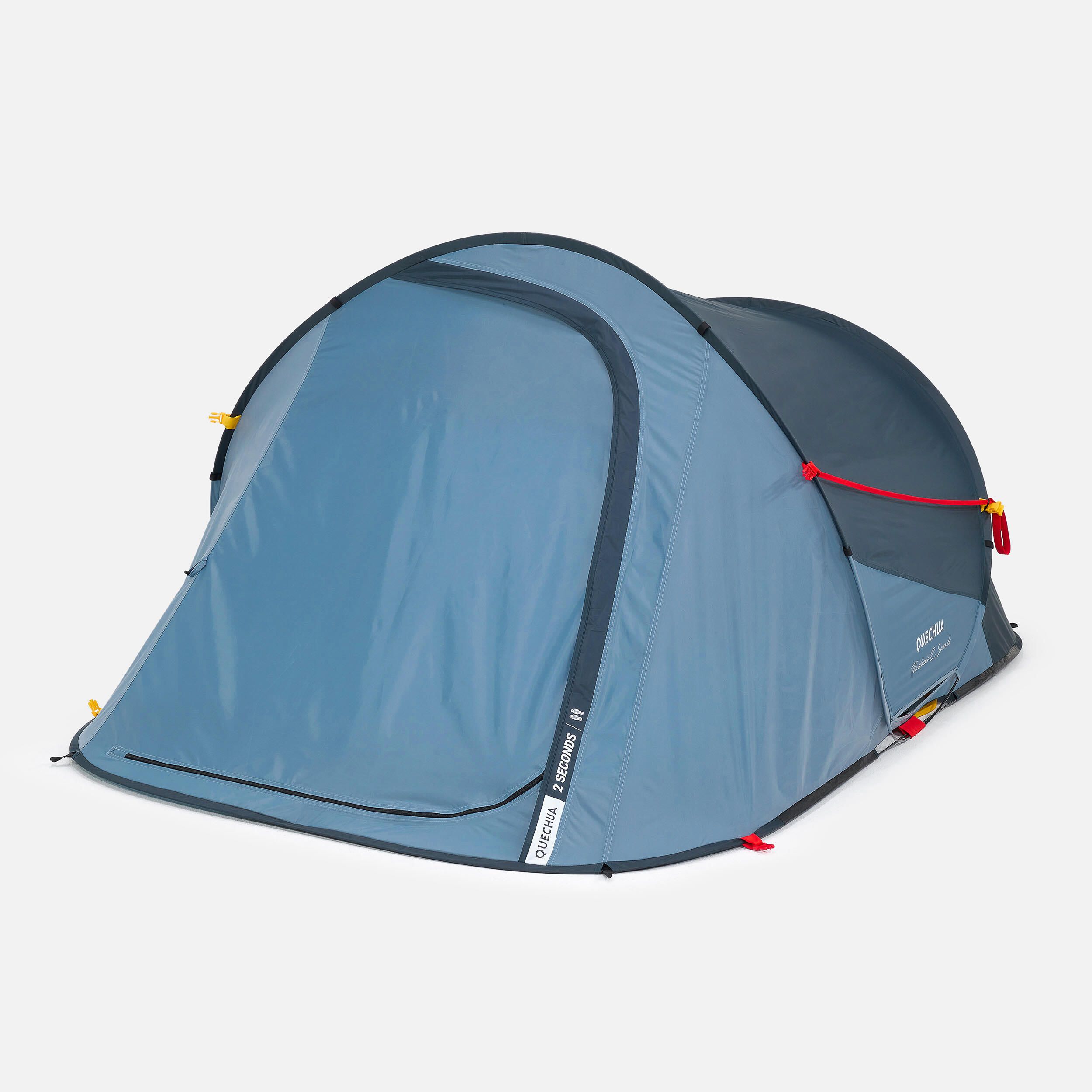 Tenda de Campismo 2 pessoas, 2 SECONDS Azul