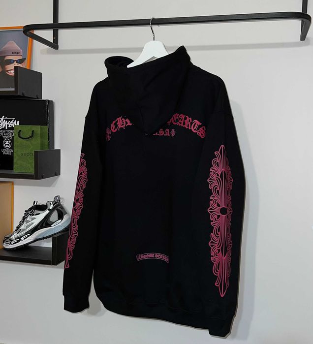 Худі Chrome Hearts чорного кольору