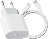 Szybka ładowarka sieciowa do iPhone + kabel Lightning Typ C