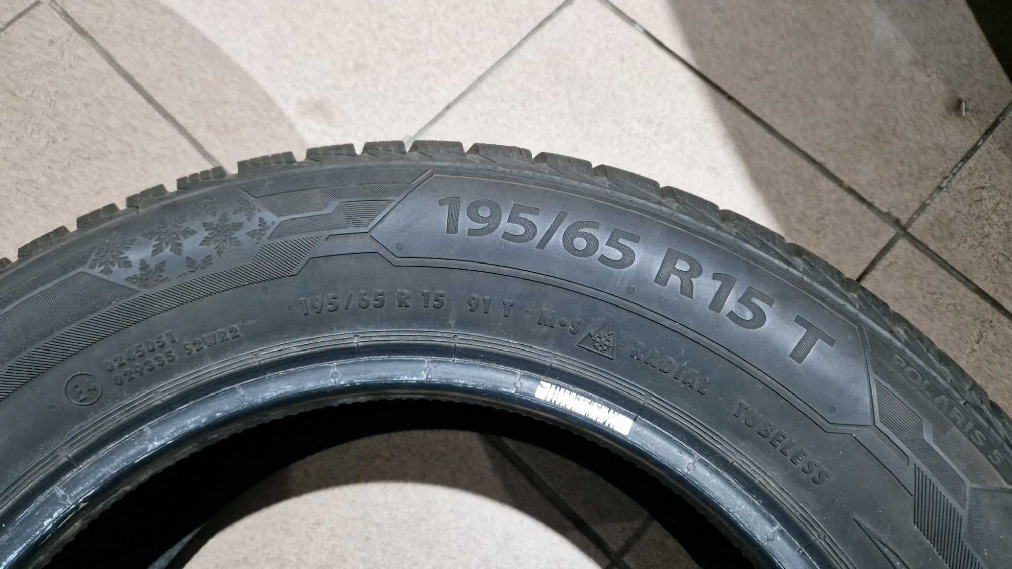 Komplet opon zimowych BARUM POLARIS 5 195/65 R15 rocznik 2022