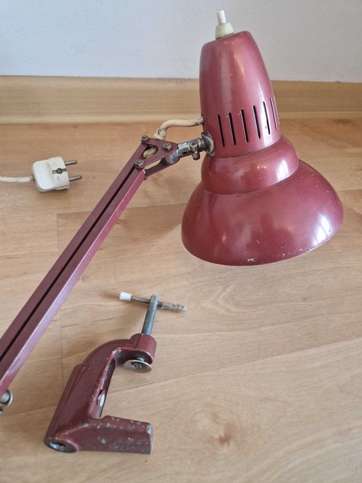 lata 70 Szwedzka lampa retro Architekta E27 60W biurkowa LEDU Type W 3