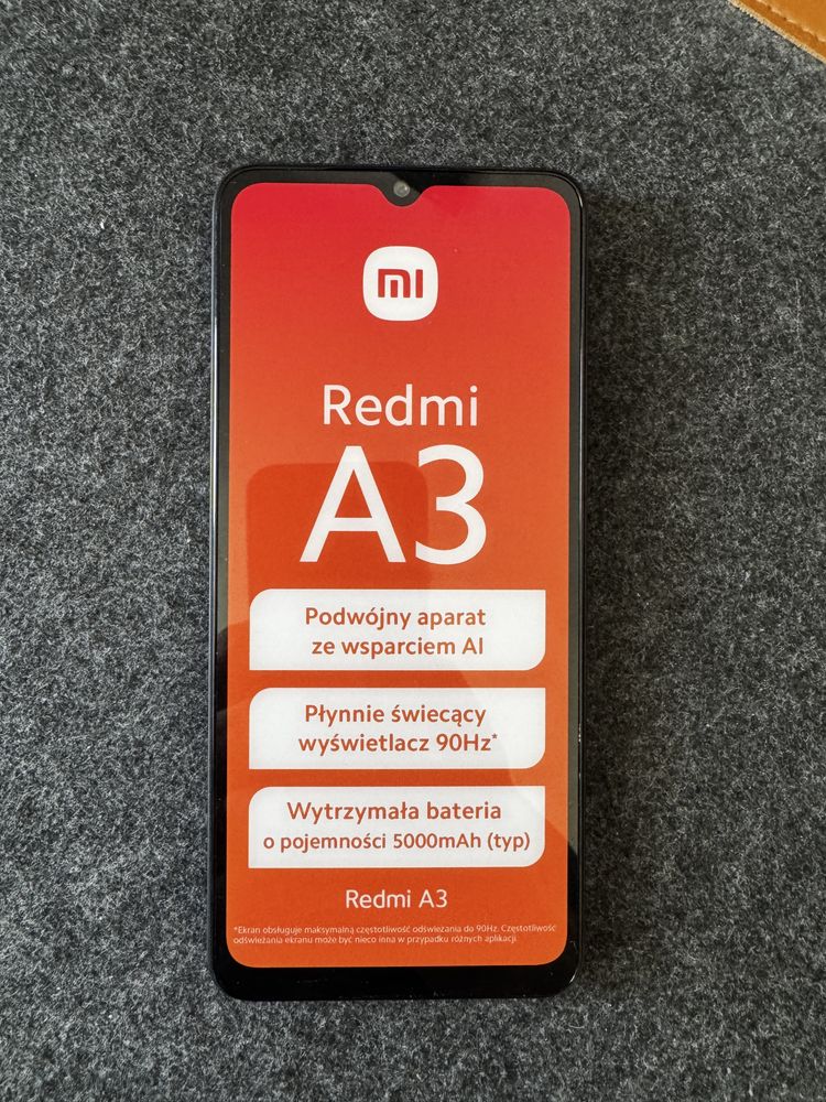 Atrapa telefonu ciaomi redmi a3