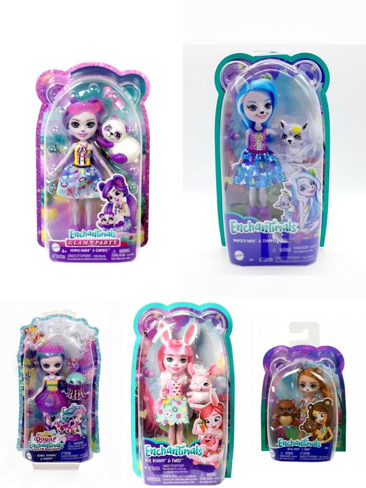 Nowe lalki  Enchantimals pięć lalek oryginalnie zapakowane