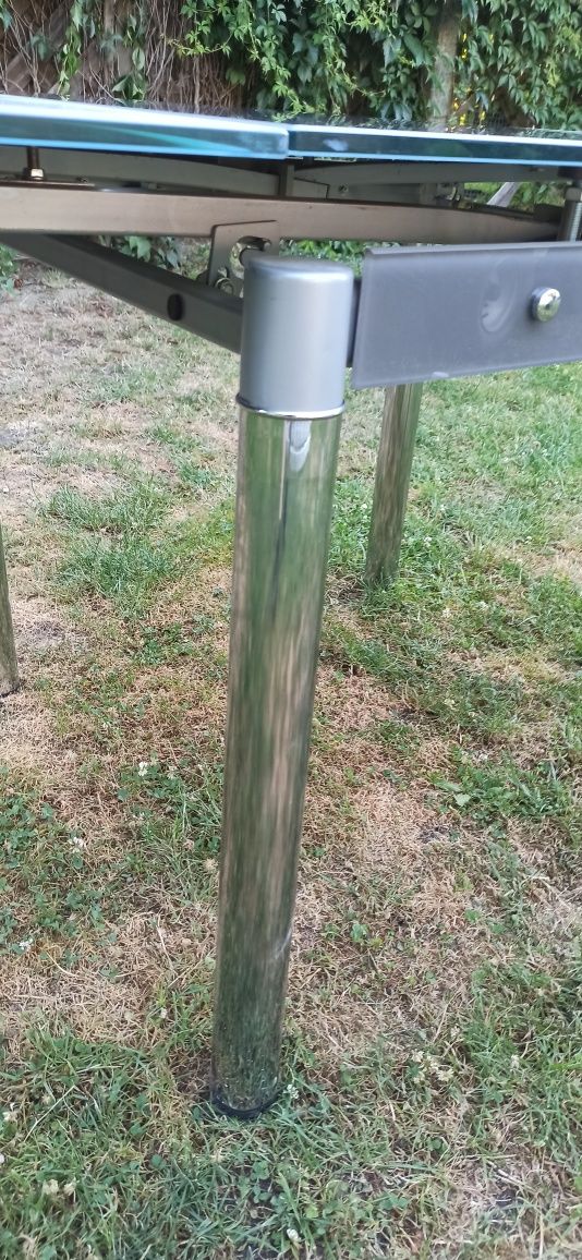 Stół rozkładany szklany