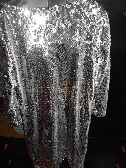 Vestido de gala em lantejoulas