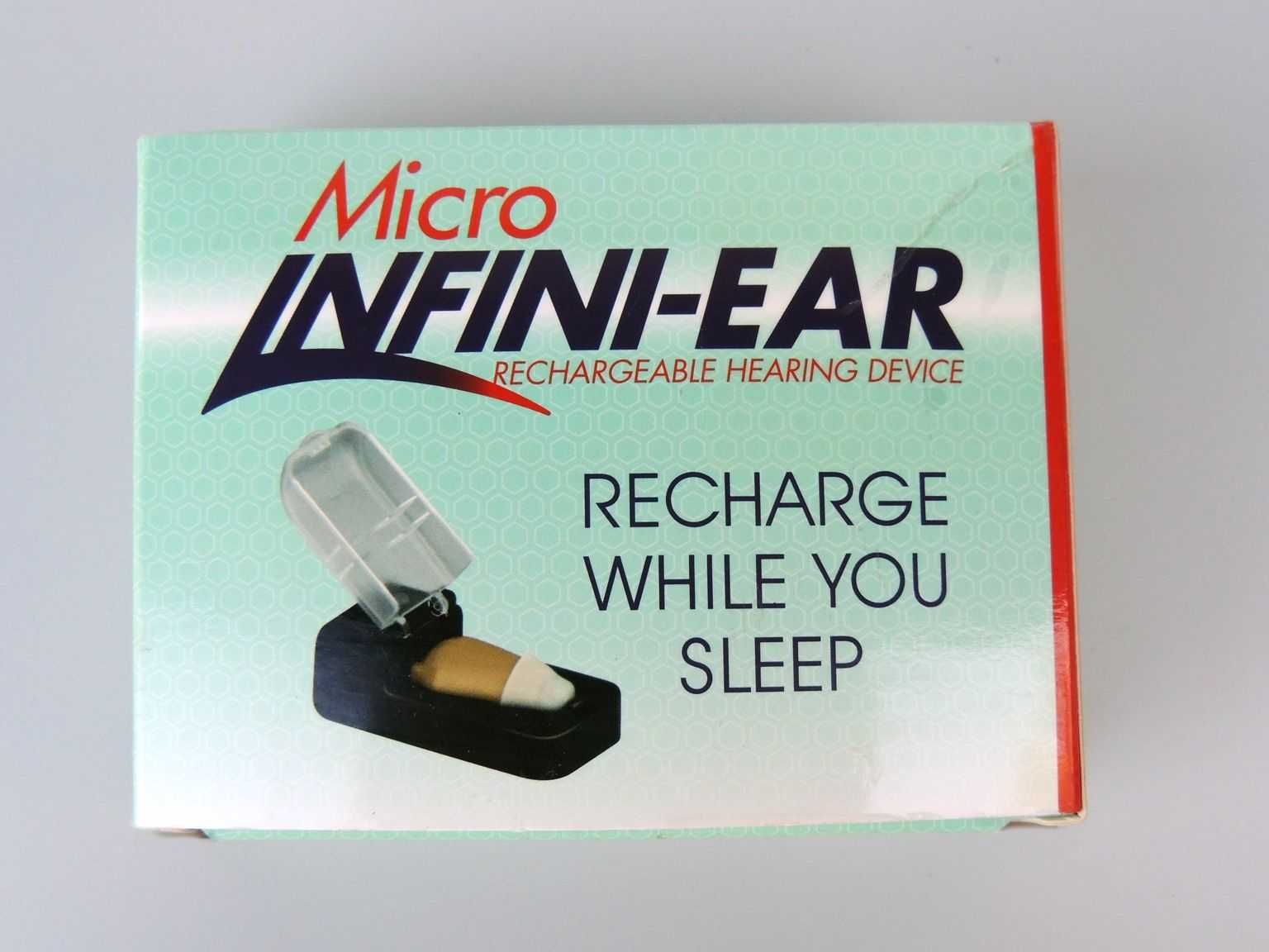 Ładowalny aparat słuchowy *Micro infini ear*